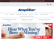 Tablet Screenshot of ampliear.com